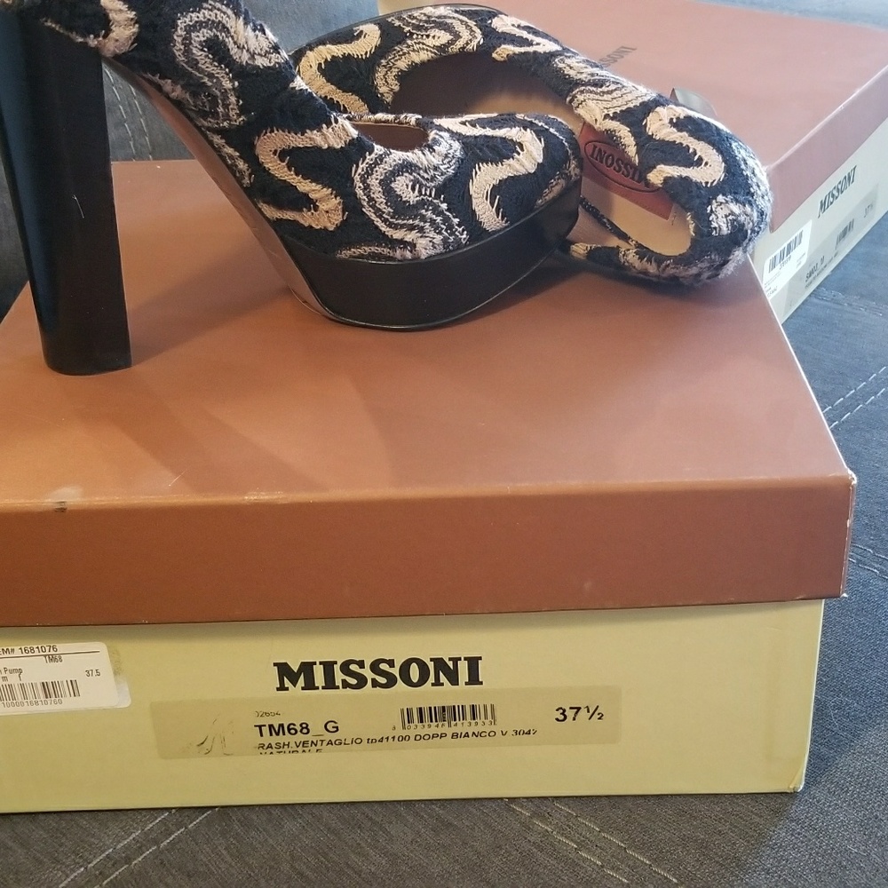 Missoni platform pumps -New In Box - Picture 6 of 7